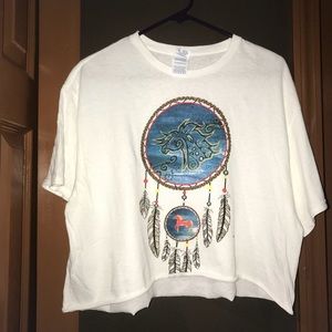 Dream catcher crop top